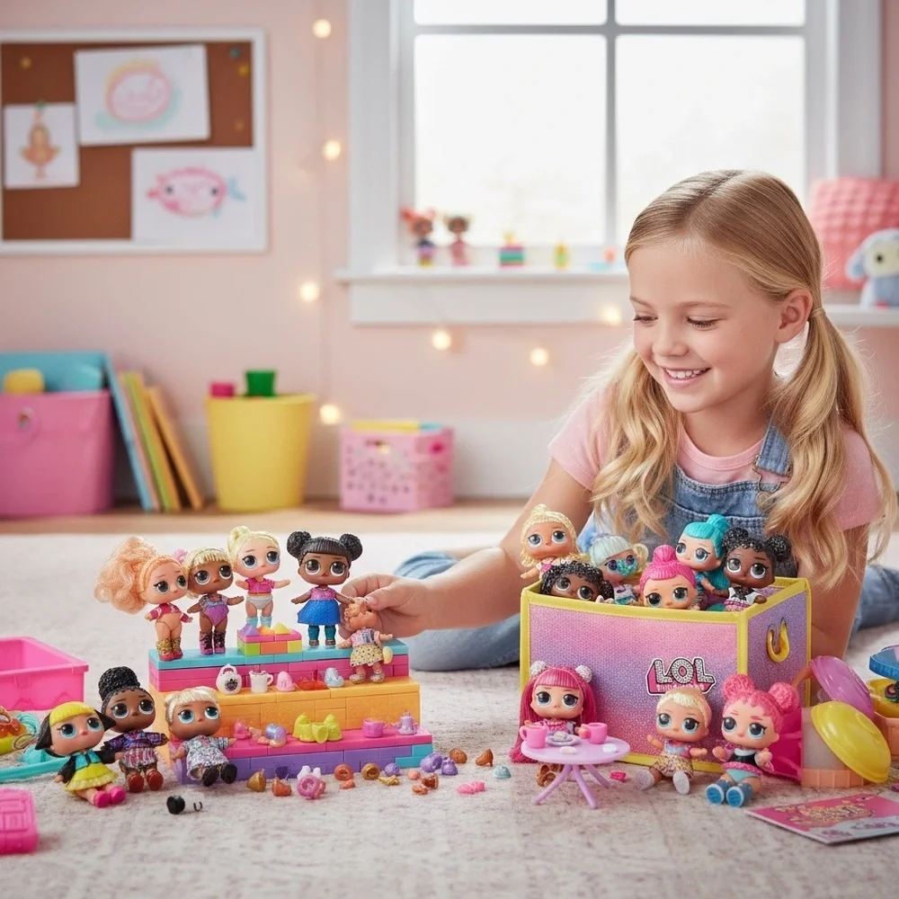 L.O.L. Surprise! Pink and Blue Dolls & Accessories Set